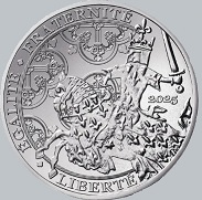 20 € - 2025 - Les Ors de Francce - Le franc à cheval