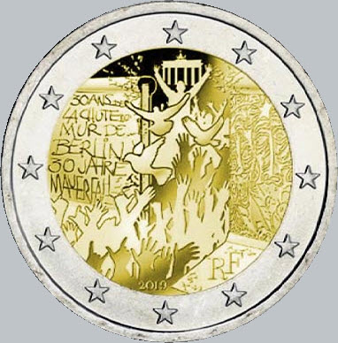 2019 - 30e anniversaire de la chute du mur de Berlin